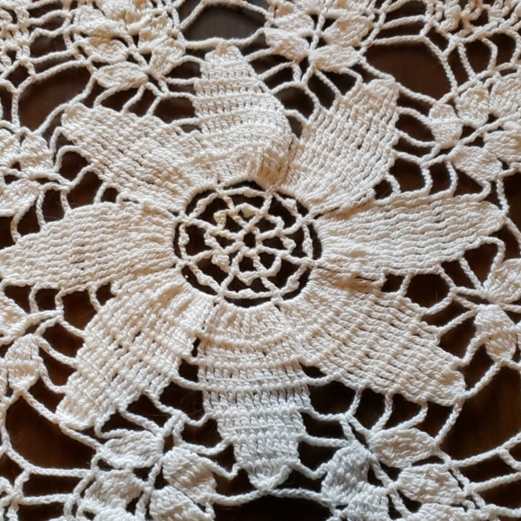 Handcrafted Crocheted Doily - Picture 2 of 4